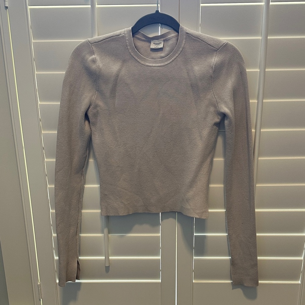 Abercrombie & Fitch Taupe Knit Top